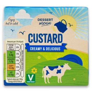 Delicious Desserts Ready to Serve Custard
500g