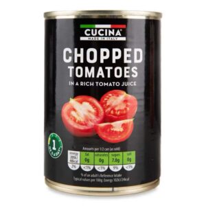 Cucina Chopped Tomatoes in a Rich Tomato Juice 400g