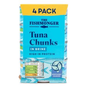 The Fishmonger Tuna Chunks In Brine 4 Pack